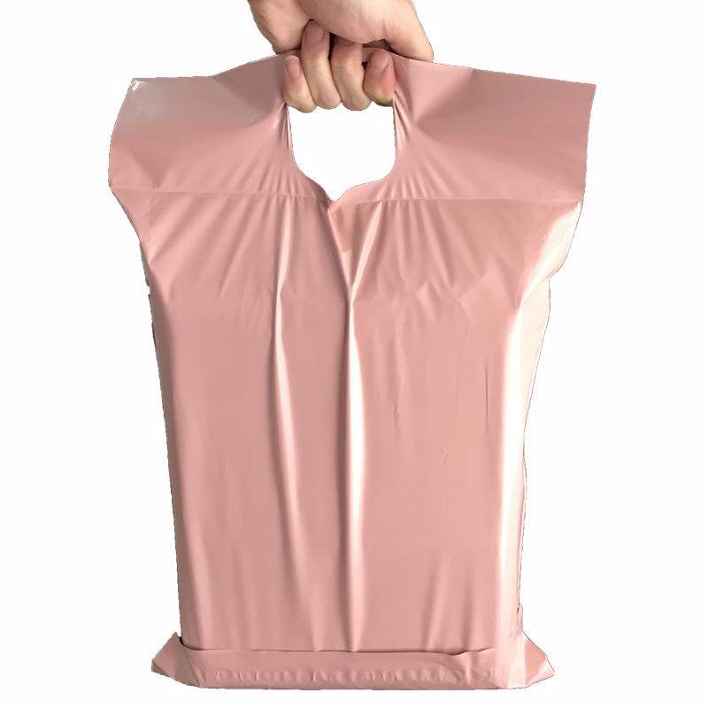 粉色手袋提式加14快TZB递袋防水手提厚快递袋服装打包可丝印刷log,包装,快递专用包装袋,淘宝优惠券,粉丝福利购,淘宝优惠卷