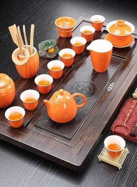 套仿生木盘茶具全自33022动电器功夫茶具办公家务用茶整商礼品现