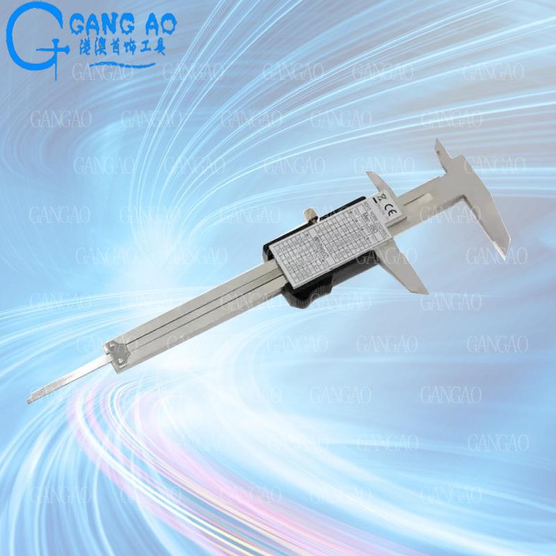 电子数卡高精数显卡尺度游显标卡尺迷你测量尺工具不锈钢0-1首50m