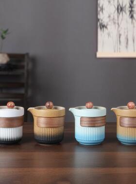 旅行g茶具套装一壶二旅杯快杯ZLS户外行露营便携包商务礼品可印l