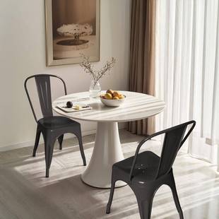 铁皮餐厅AJA铁艺复古靠子简背约餐饮烧烤摆摊椅排队奶椅茶店酒吧