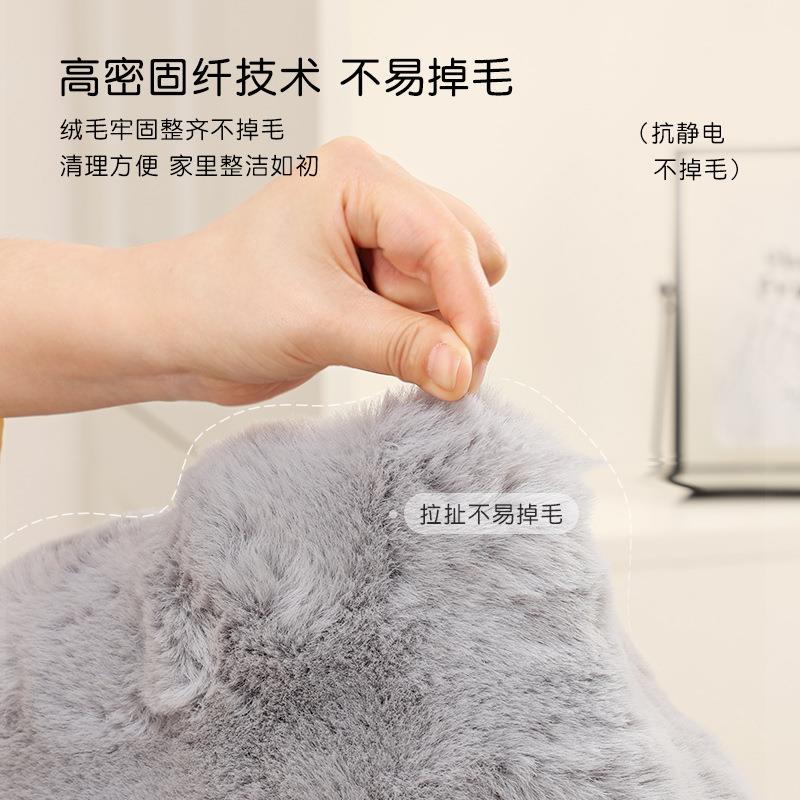 奶风兔泡油泡仿毛绒地毯地垫卧室床边客毯厅飘PPTM2024窗沙发茶几