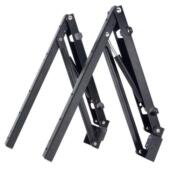 A102隐壁凳配 柜缓冲折叠换鞋 藏阻挂尼折凳五金叠墙式 门口玄关椅鞋