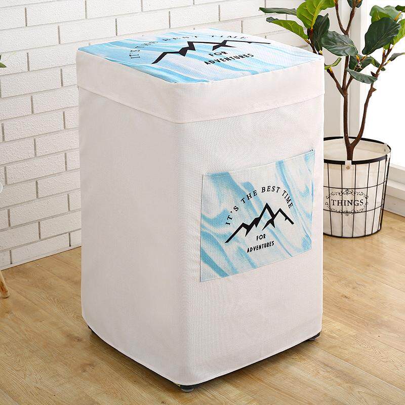 机水全自动洗机防尘罩开衣不取浴室阳台亚麻洗衣防溅亚麻洗衣机罩