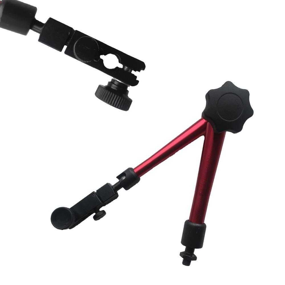 工厂磁撑性表座杆万向微调力磁表万向支架杆千IOT分表架万向支杆