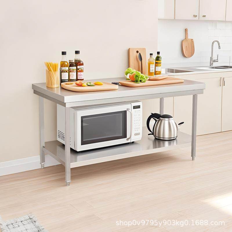 旺不锈钢房工作台商用操作台KUZ厨长方形灶台板饭店切菜台桌案华,家装主材,商用厨房操作台/工作台,淘宝优惠券,粉丝福利购,淘宝优惠卷