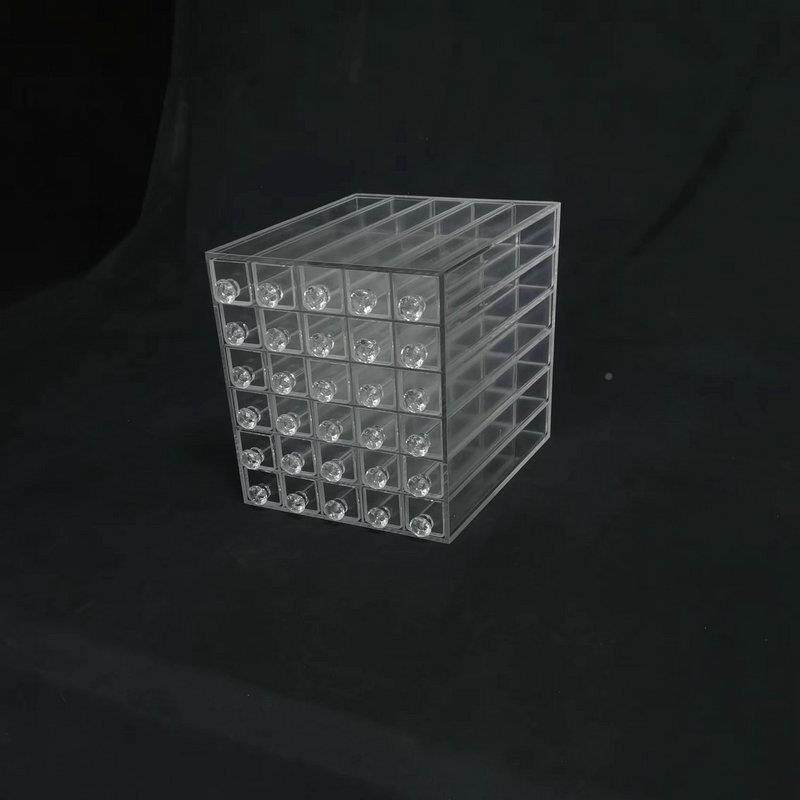 透明定亚克力板亚力制展示璃箱展示盒904子有克机玻亚克力收纳盒