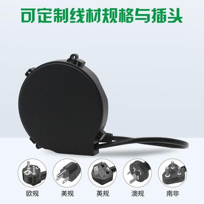 自动卷线盘小家电自动伸缩2线盘芯电源线限位卷线676卷器可定制