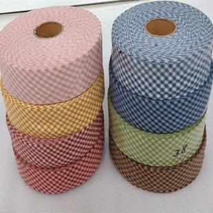 a13质WVD先包棉边滚边布染4㎝条宽拼布