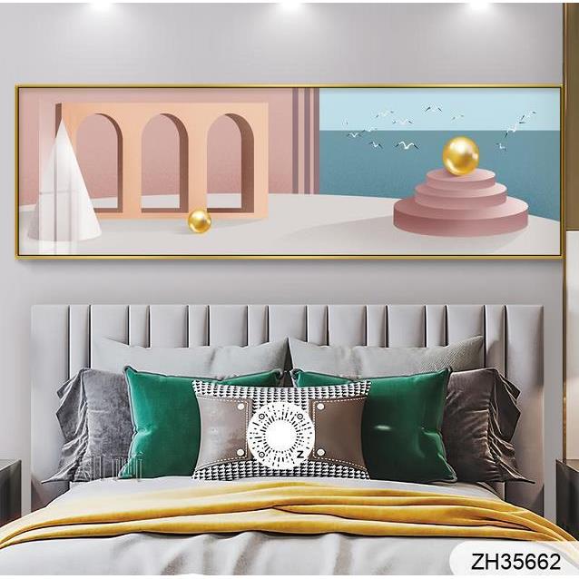 北欧新款卧室床头装饰画主卧墙面挂画客厅墙画现代简约房间壁画
