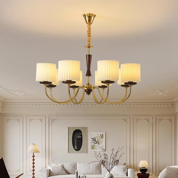 法式复古客厅吊灯浪漫中古风餐厅卧室灯大厅主灯设计师款书房吊灯