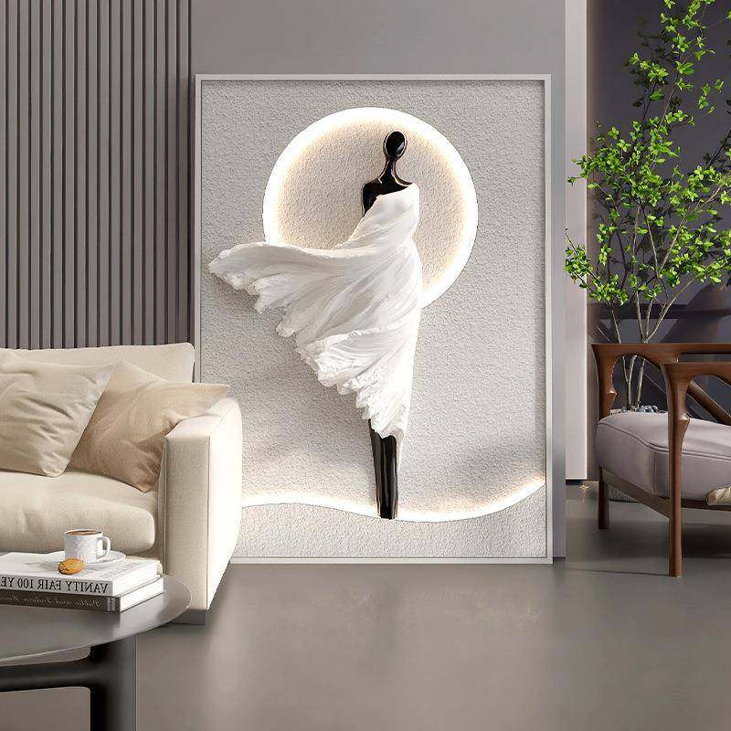 现代轻奢高级感竖版挂画抽象艺术装饰画客厅玄关LED氛围灯画小众,畜牧/养殖物资,畜牧/养殖器械,淘宝优惠券,粉丝福利购,淘宝优惠卷