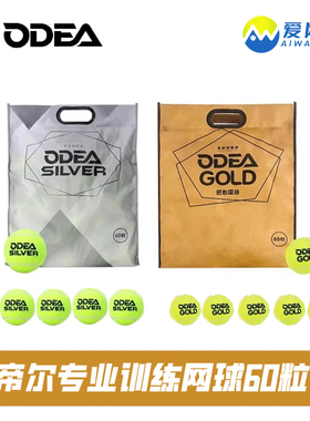 ODEA欧帝尔网球DD2/DD3训练球GOLD绿橙红色高弹耐打常压散装袋装