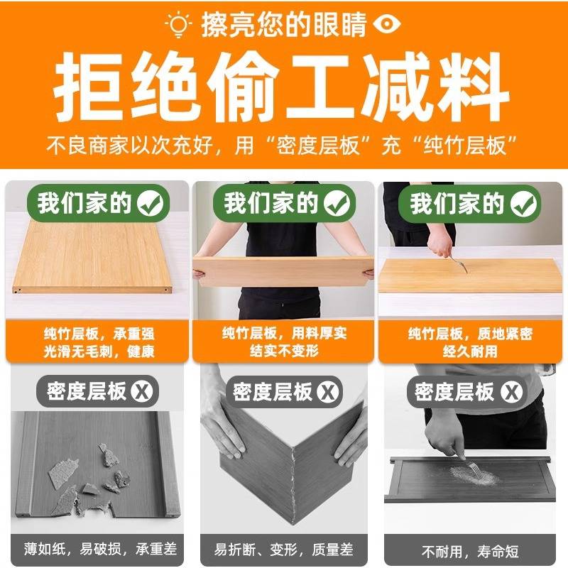 厨房调料架子收纳置物架用品整理架分层多功能置物柜橱柜餐边柜子