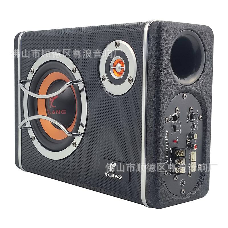 汽车音响8寸车载重低音炮低音炮方形车用专业音箱功放一体机