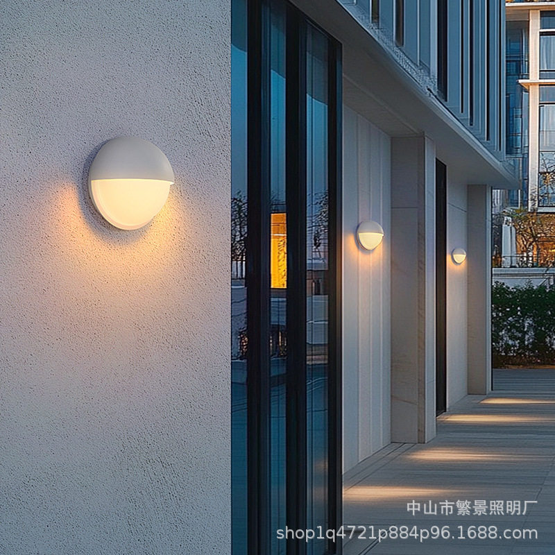 大门灯户外led简约现代墙壁灯防水壁灯高亮围墙庭院门厅灯