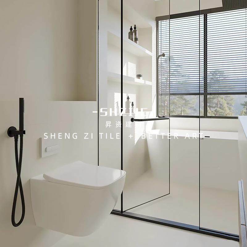 奶白泥素色肌间肤釉微750x1500瓷砖12606-SH厨房卫生墙砖客厅地砖
