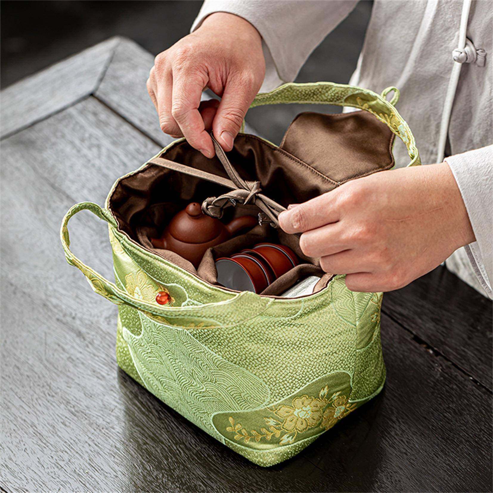 茶包具布收纳旅事行便携茶道包加厚手SND-38提布袋简约纯色蓝色提,餐饮具,整套茶具,淘宝优惠券,粉丝福利购,淘宝优惠卷