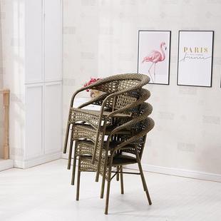 花台凉亭桌椅组合阳藤椅三GE-9号椅件套休闲户外庭院藤椅茶几组合