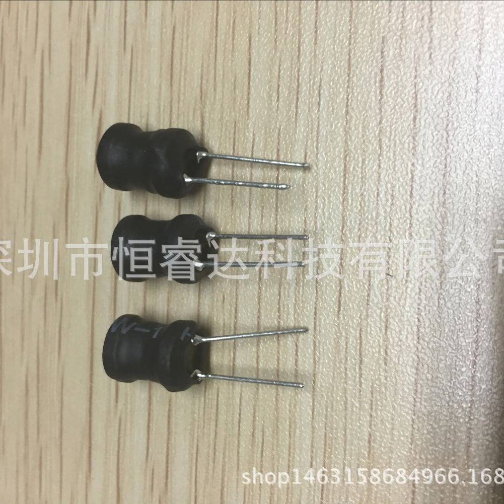 厂家直销直插绕线工字电感 4*6mm 200uh 插件电感线圈0406-201K
