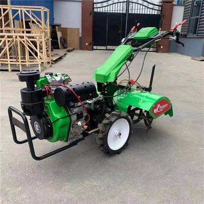 厂家优惠NMF手扶小四驱旋微耕机低矮果除草耕机多功能型开园沟机