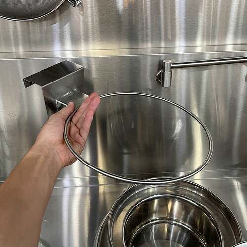 灶用漏勺架笊篱架沥油厨房灶台双炒炉配件篮球架商用饭店
