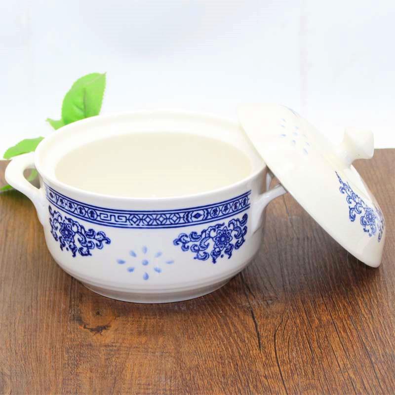 盖汤碗陶瓷汤盆汤盅泡调料带碗盖面碗家用大碗汤碗带F76HM7S6米线