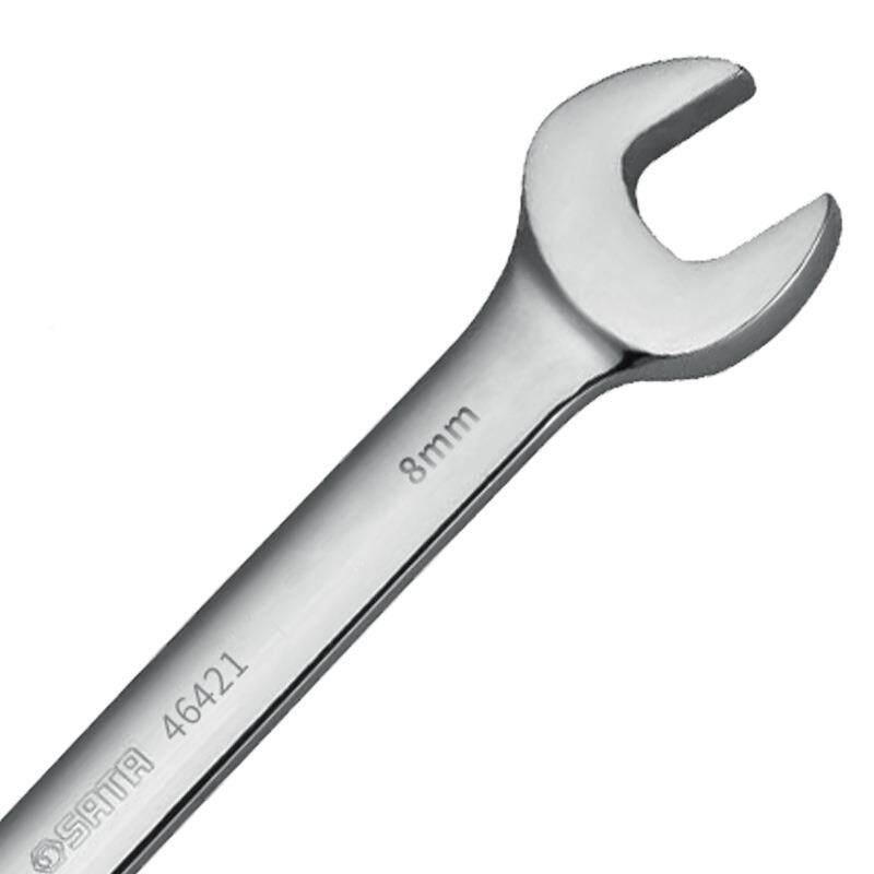 4641棘轮扳手活动头梅开扳手双2两快扳全用向抛光铬89010钒钢8MM