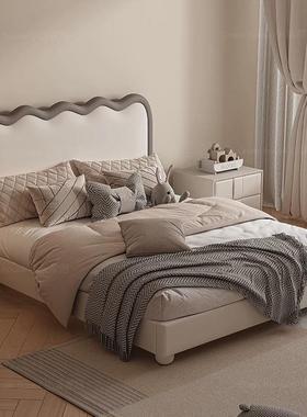 轻奢现代床儿床男孩单人床男童卧网红56215公主女童孩室简约小孩