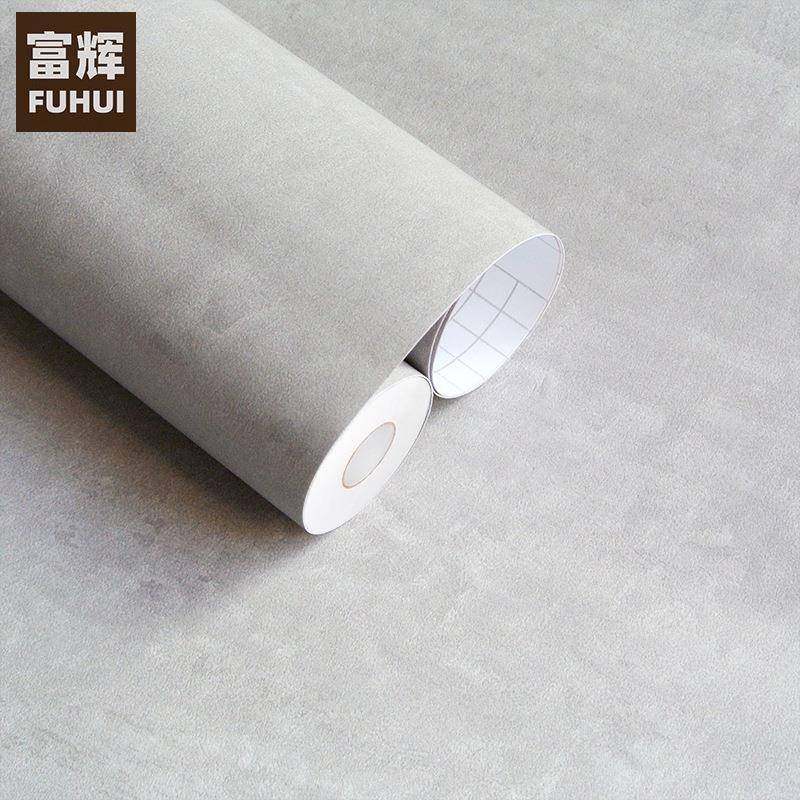 50928泥加复厚古水自墙纸PVC创意做旧壁纸贴膜导气槽波粘音软片HD
