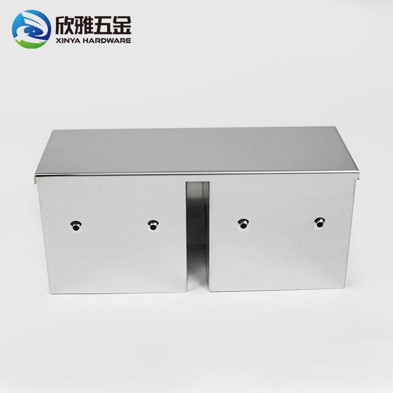 免打孔304不锈钢长形纸巾盒浴室抽卷纸架卫生间厕所卷纸盒手纸架