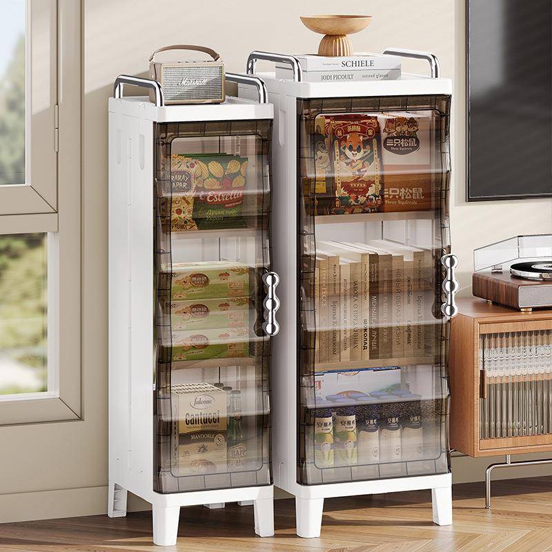 多层靠墙落地缝隙收纳双层储物柜夹缝客厅厕所厨房房间家用置物柜