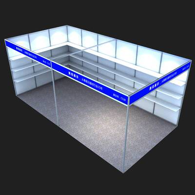 广交会标摊展会展示架标准展位层板展览会展搭建布置展板产品托架