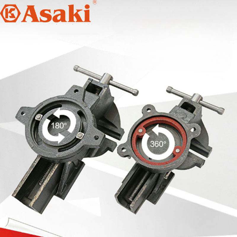 雅赛崎台虎钳368寸夹具小型家用台钳重型工业级夹钳工作台