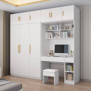 衣柜家用卧室简约现代小户型储物柜带梳妆台收纳柜大衣橱儿童衣柜