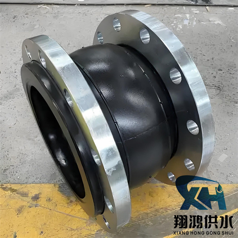 可曲挠橡胶接头 大小头变径橡胶软接法兰软接头橡胶软连接大口径