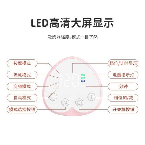 免手扶穿戴式电动吸奶器全自动双边breast pump一体吸乳器便携式