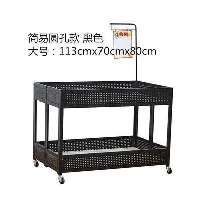 超市促销台展示架折叠服装店促销车移动货架车夜市摆摊车处理货车