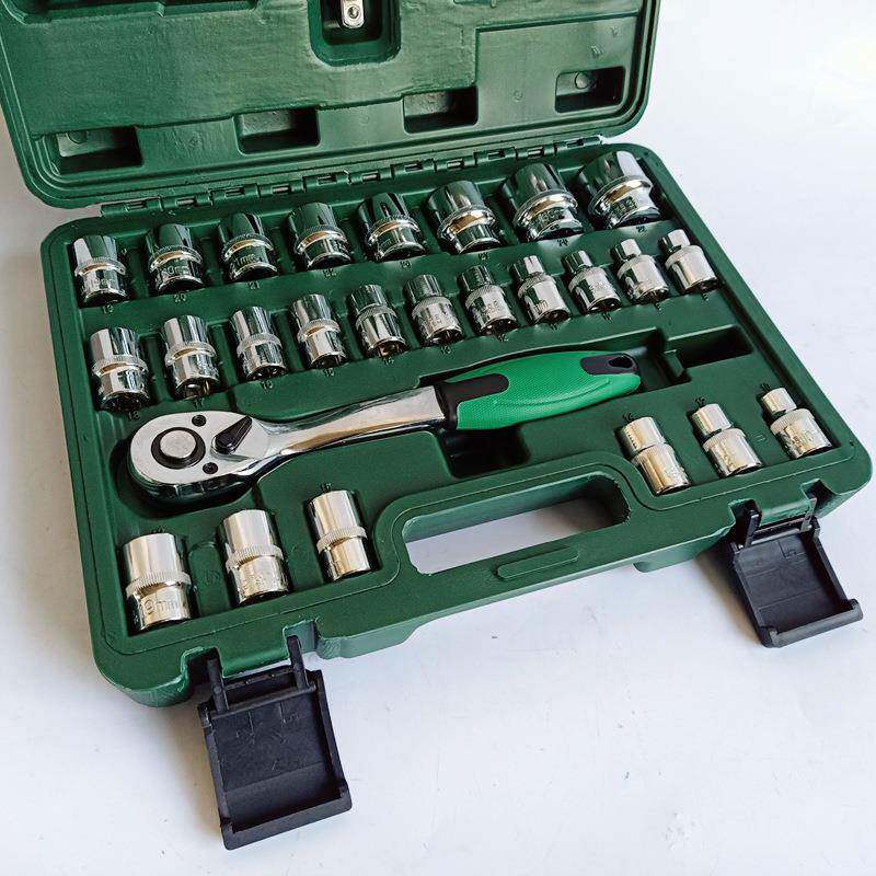 汽修工具套筒扳RLF手套装2齿快速扳手力特32好件套7筒头合组工具