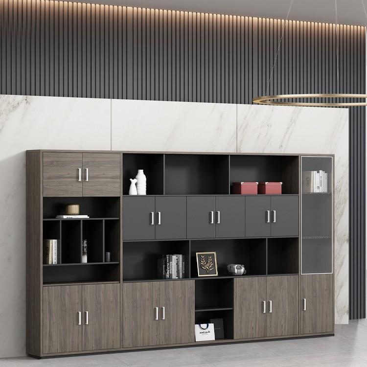 储物柜档案工厂柜木质柜子办公书柜文件柜柜带办公室锁资料落地