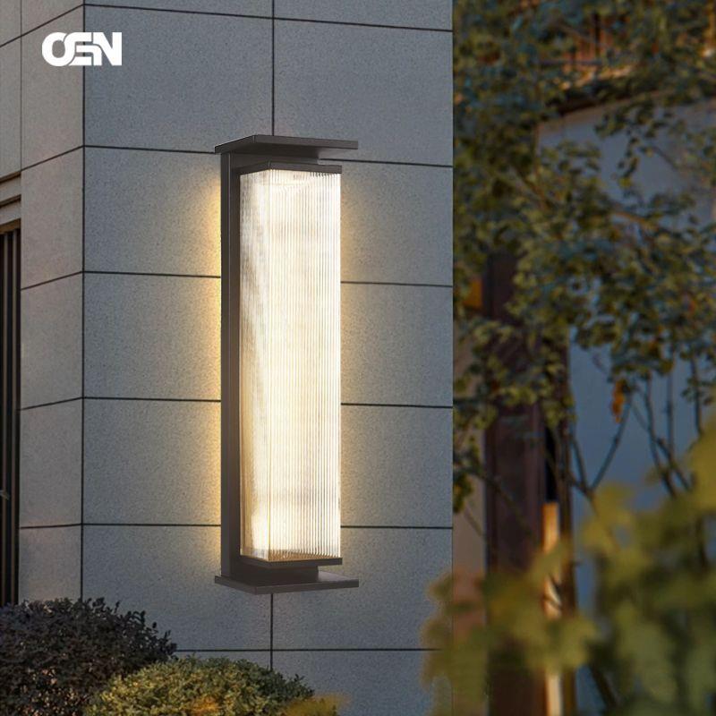 户外全铝壁灯LED太阳能花园壁灯室外防水庭院别墅大门口外墙灯