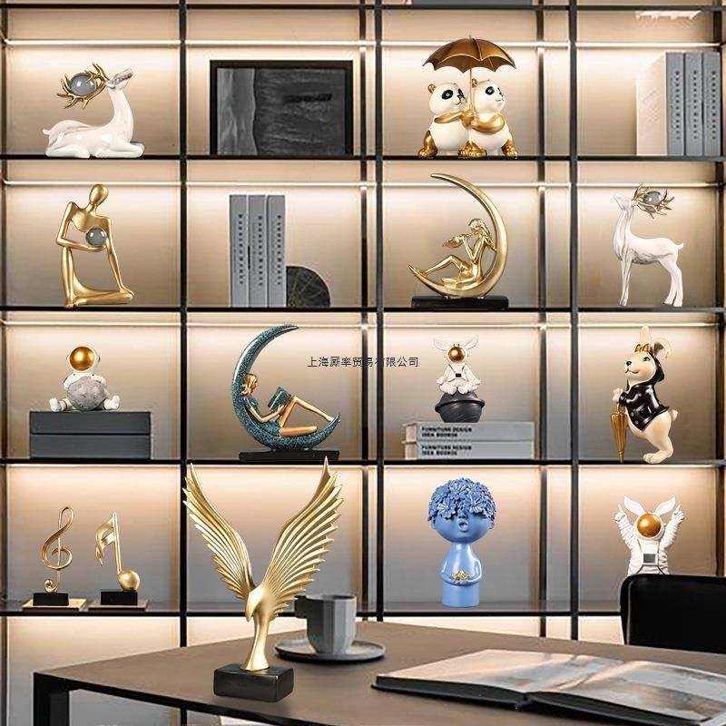 新中式装饰摆件客厅家居饰品酒柜电视柜现代轻奢高档工艺品办公室,家居饰品,装饰摆件,淘宝优惠券,粉丝福利购,淘宝优惠卷