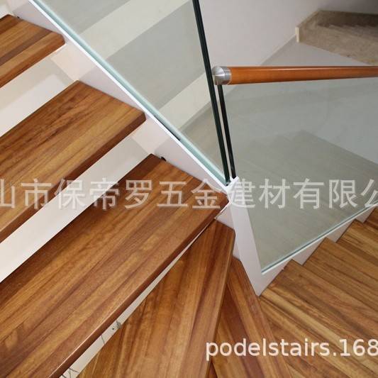 钢木楼梯扶手栏杆室内 欧式 复式楼梯厂家现代设计风格