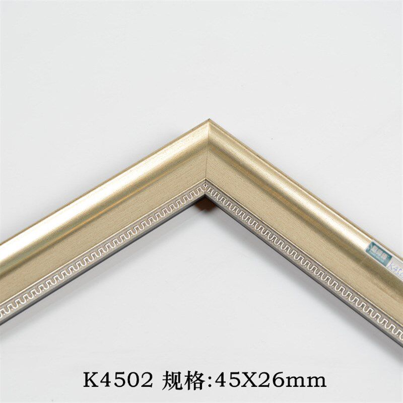 高档仿实木油画装饰线条4502#PS发泡广告框国字画装裱线条45X26mm