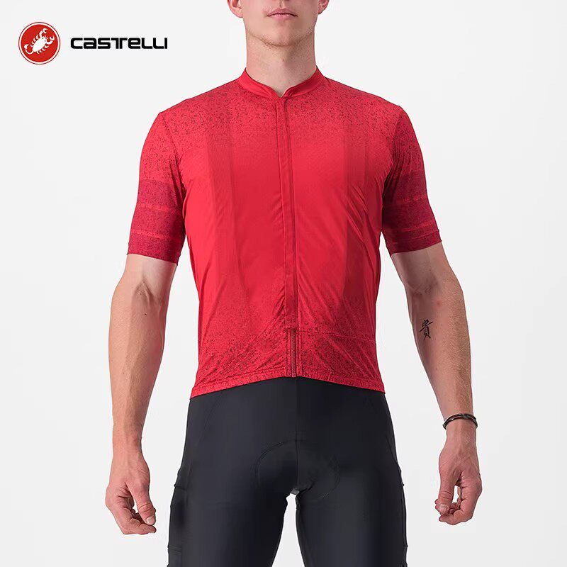 Castelli蝎子奥莱正品男夏矩阵式科技轻量林道速降越野骑行服短袖