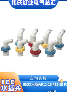 船用IEC防水插头P12-2B P12-3B P12-2B1 792751/792757 792758