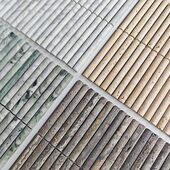 佳纷长条棍子石材马赛克洞石卡白凸面立体酒吧吧台餐厅背景墙瓷砖