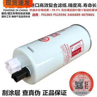 FH800120-C 高端电喷FS1065 FS1003 FS19596 4070801柴油滤清器芯