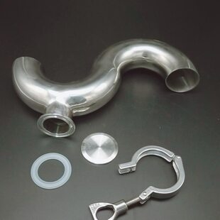 304不锈钢S型存水弯管P型弯  焊接带检查口防臭弯头 下水道配件