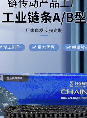 双排东华自强传动链条06B 06C 08A 08B 10A 10B12A12B16A工业链条